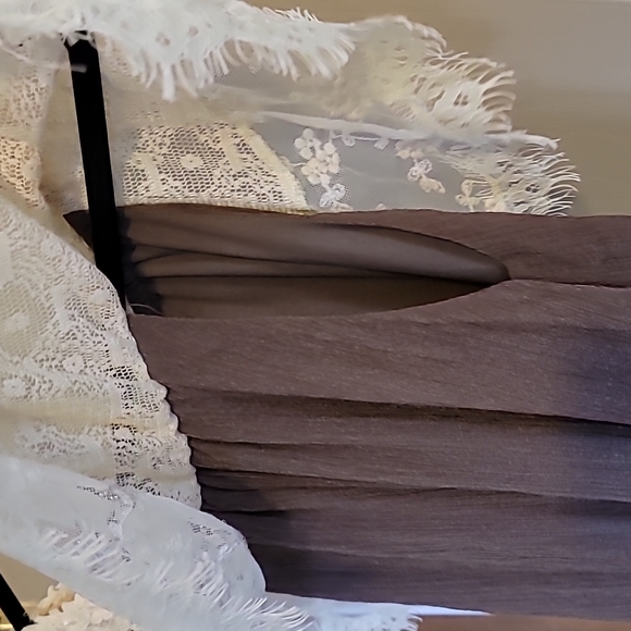 Small Altar'd State Sleeveless Dress with lace neck and shoulder cover - Picture 3 of 7